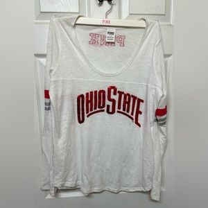 VS Pink sequin Ohio State long sleeve, size L.